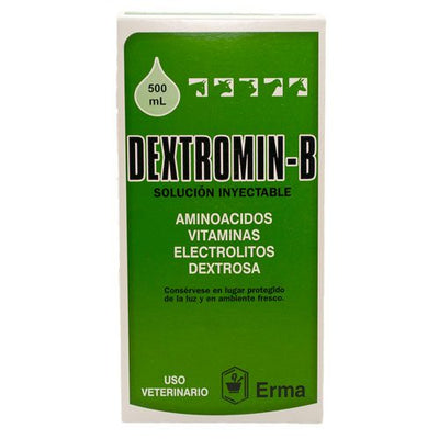 Dextromin B 500ml - Solución Rehidratante y Energizante para Animales