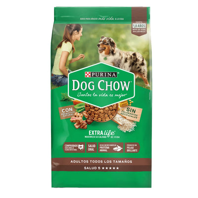 Purina® Dog Chow® Comida para Perro Adultos 5 estrellas x 22.7 kg