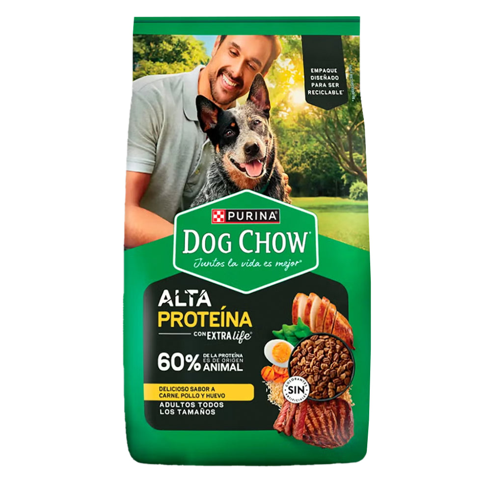 Purina® Dog Chow® Comida para Perros Alta Proteína