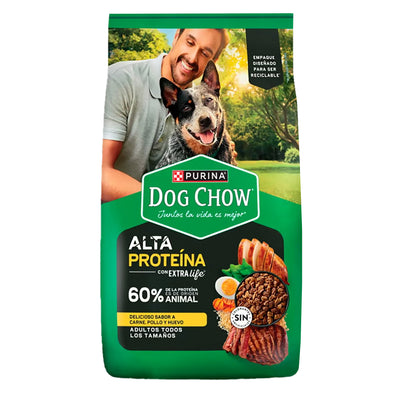 Purina® Dog Chow® Comida para Perros Alta Proteína