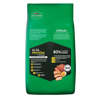 Purina® Dog Chow® Comida para Perros Alta Proteína
