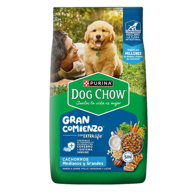 Purina® Dog Chow® Alimento para Perro Cachorros Gran Comienzo® Medianos y Grandes