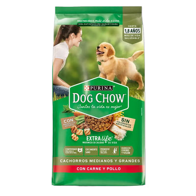 Purina® Dog Chow® Comida para Perro Cachorro Medianos y Grandes