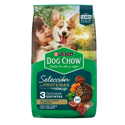Purina® Dog Chow® Comida para Perros Selección Proteína Cordero