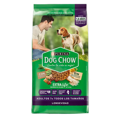 Purina® Dog Chow® Comida para Perro Mayores a 7 años Senior Longevidad