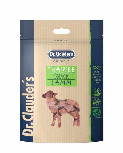 Bolsa de snacks de entrenamiento para perros y gatos Dr. Clauder's - Cordero 80g