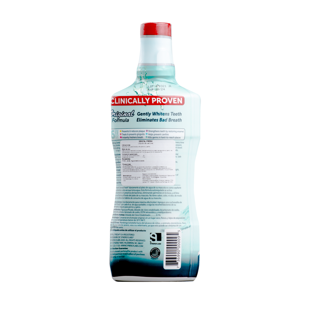 Enjuague Bucal Para Perro Dental Fresh Original Dog