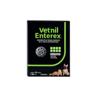 Enterex Absorvente Toxinas para Perros y Gatos x Sobre