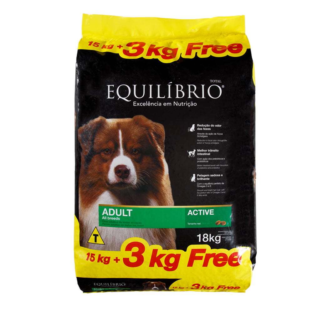 Equilibrio Promoción Comida Para Perro Adulto x 18 kg