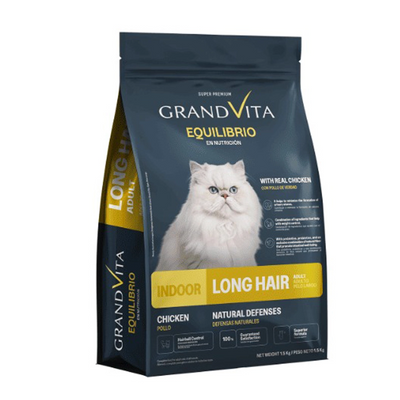 Equilibrio Comida para Gato Adulto Pelos Largos