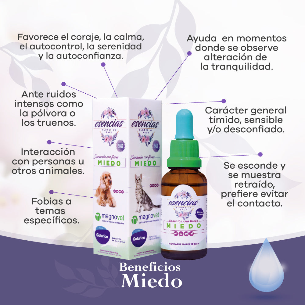 Esencia Floral Miedo Gotas x 30 ml