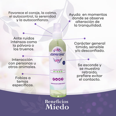 Esencia Floral Miedo Spray x 250 ml