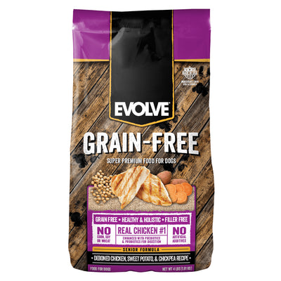 Evolve Grain-Free Comida para Perro Senior Sabor a Pollo