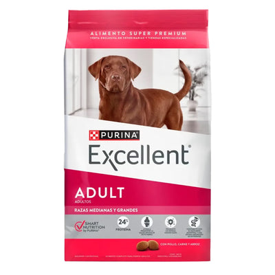 Purina® Excellent® Comida para Perros Adulto Razas Medianas y Grandes