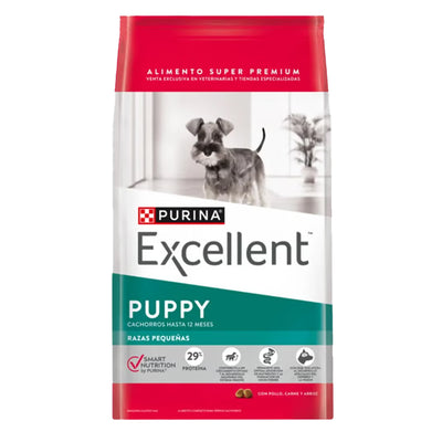 Purina® Excellent® Comida para Perros Puppy Razas Pequeñas x 3 kg