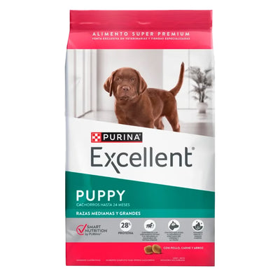 Purina® Excellent® Comida para Perros Puppy Razas Medianas y Grandes
