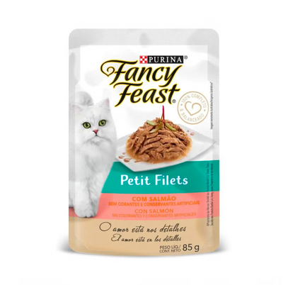 Purina® Fancy Feast® Comida Húmeda para Gato Petits Filets Sabor a Salmón x 85 gr