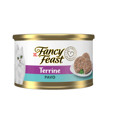Purina® Fancy Feast® Comida Húmeda para Gato Terrine Sabor a Pavo x 85 gr