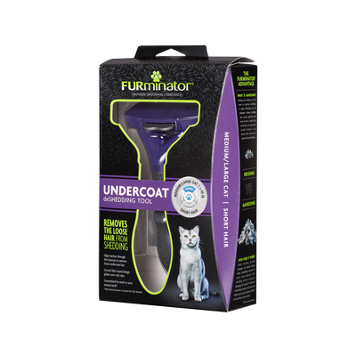 Furminator Deslanador Gato Grande Pelo Corto