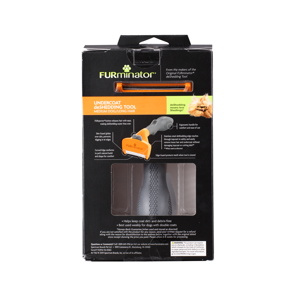 Furminator Deslanador Perro Mediano Pelo Largo