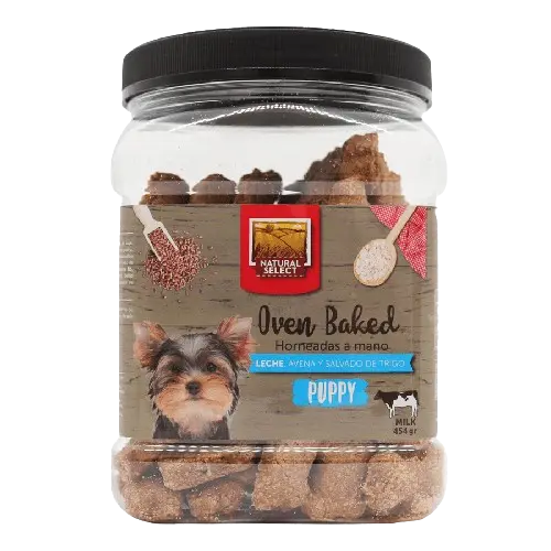 Galleta para cachorros sabor a leche