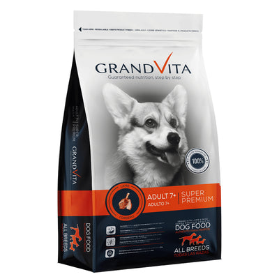 Grand Vita Comida Para Perro Adulto 7+ Cordero
