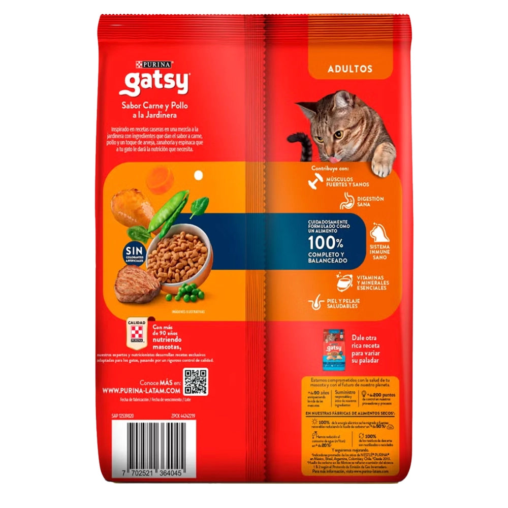 Purina® Gatsy® Comida para Gatos Adulto Pollo y Carne