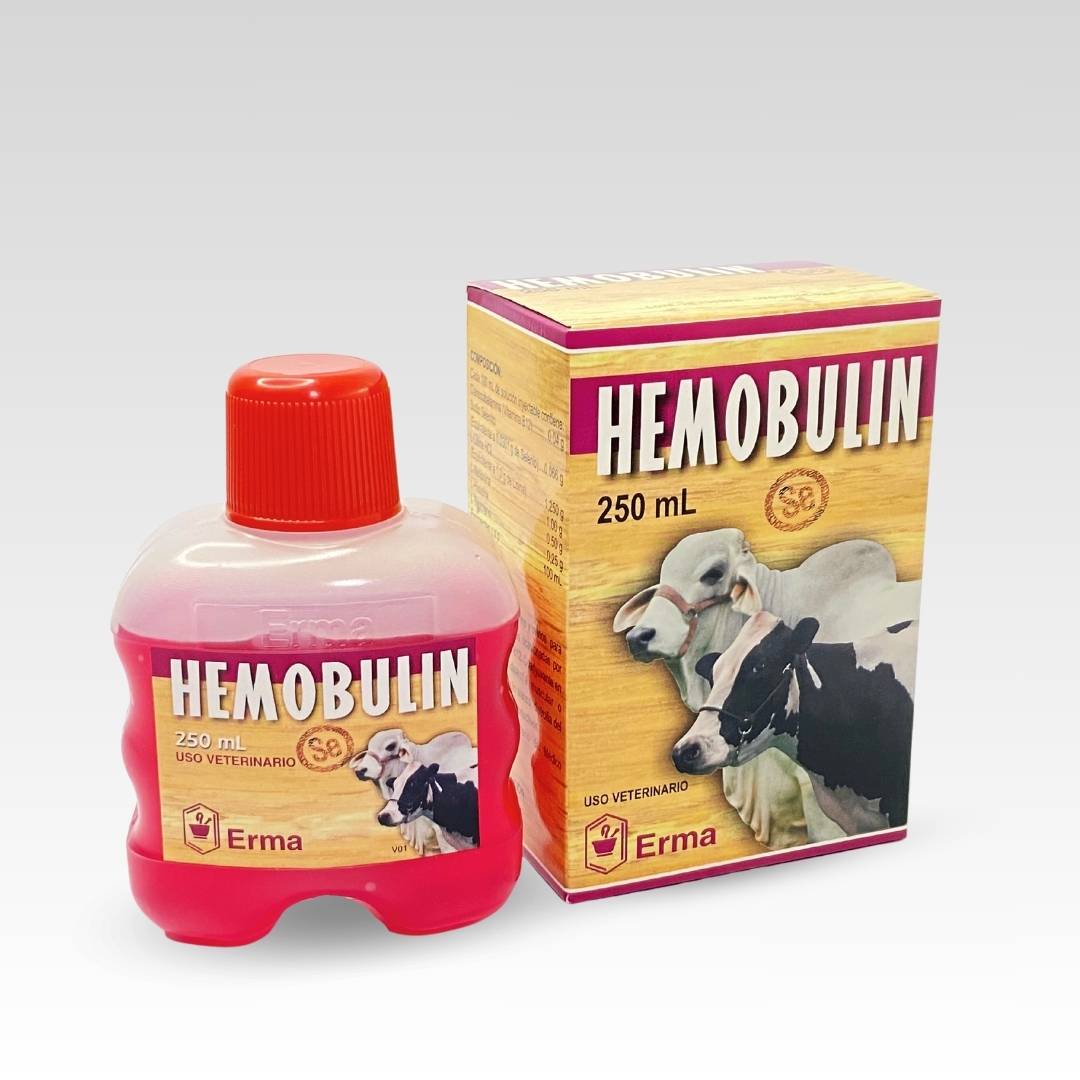 Hemobulin SE - Solución Intramuscular para Anemia y Mejora Inmunológica en Animales