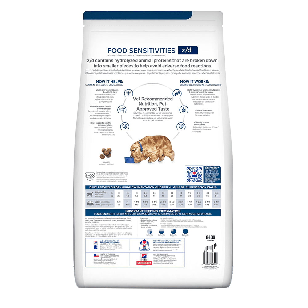 Hills Comida para Perro Ultra Allergen z/d Razas Pequeñas x 1.5 kg