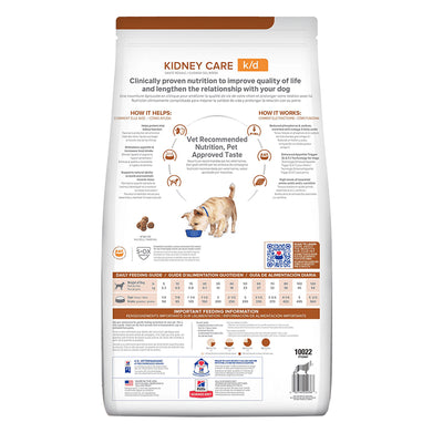 Hills Comida Para Perro Prescription Diet Cuidado Renal K/D Pollo