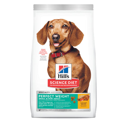 Hills Comida Perro Adult Perfect Weight Razas Pequeñas y Mini x 4 Lbs