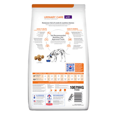 Hills Comida Para Perro Prescription Diet Urinary Care Urolitiasis U/D Pollo x 8.5 Lbs