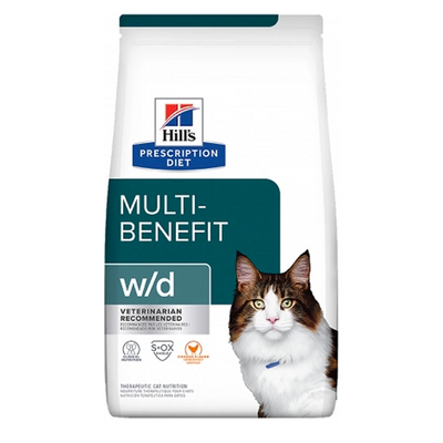 Hills Comida para Gato Prescription Diet W/D Multi-Benefit x 4 Lbs