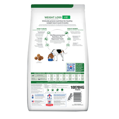 Hills Comida Para Perro Prescription Diet Reducción De Peso R/D Pollo