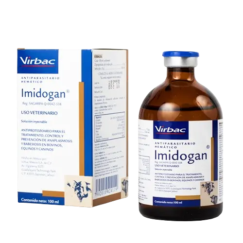Imidogan 100 mL: Solución para Enfermedades Hemolíticas en Animales