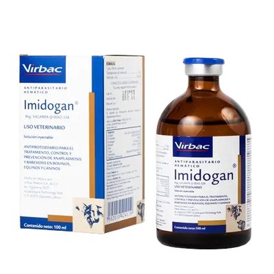 Imidogan 100 mL: Solución para Enfermedades Hemolíticas en Animales