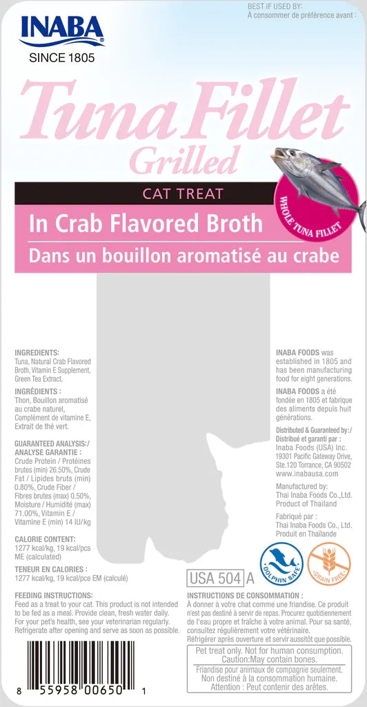 Inaba Filete de Atún en Caldo de Cangrejo