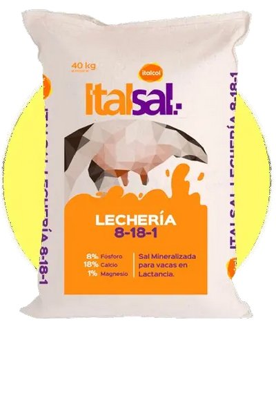 Sal mineralizada ITALSAL 8.18.1 Lechería 40 kg