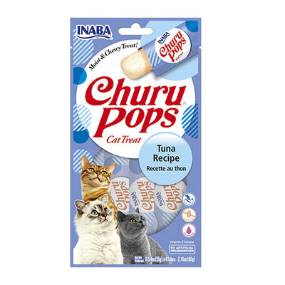 Churu Pops Snack para Gatos Sabor a Atún x 4 u