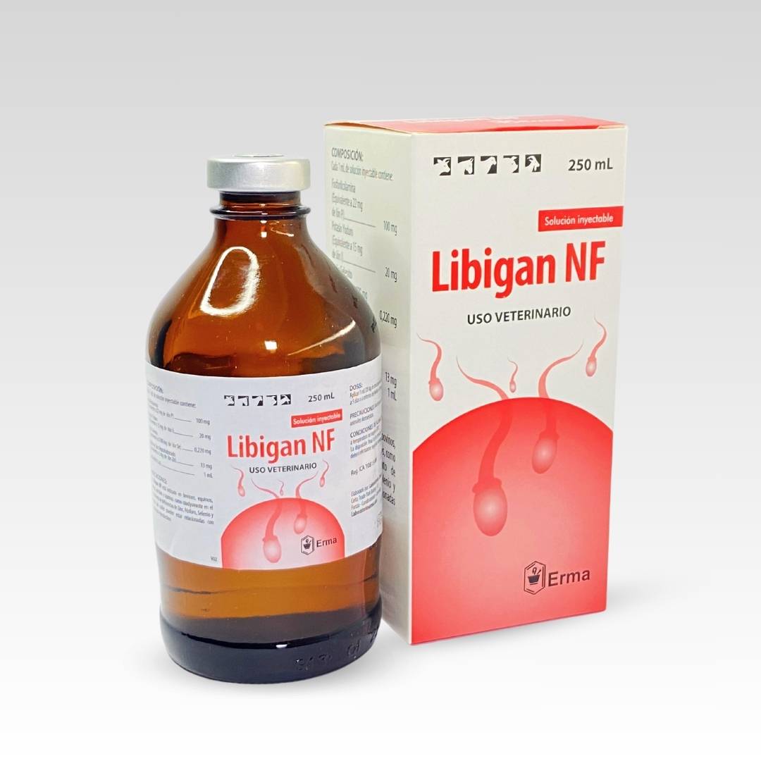 Libigan NF - Solución Inyectable para Deficiencias Minerales en Ganado
