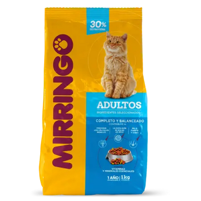 Alimento para gatos adultos MIRRINGO Original