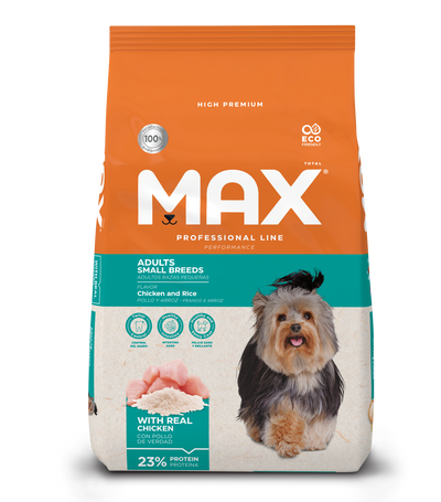 Max Comida Para Perro Adulto Razas Pequeñas Performance Pollo