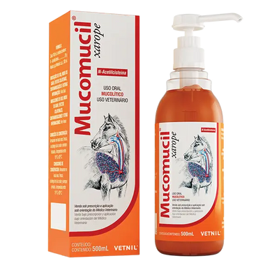 MUCOMUCIL X 500 ML para aflojar secreciones y promover la expectoración