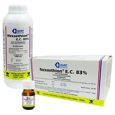NEXAETHION EC 83% ectoparasiticida para animales de granja