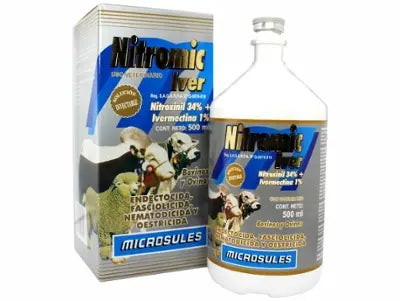 NITROMIC IVER endectocida y fasciolicida para bovinos y ovinos