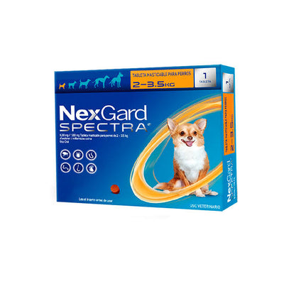 Nexgard Spectra 2 - 3.5 Kilos