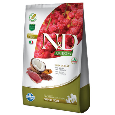 N&D QUINOA Comida para Perros Skin & Coat Sabor a Pato