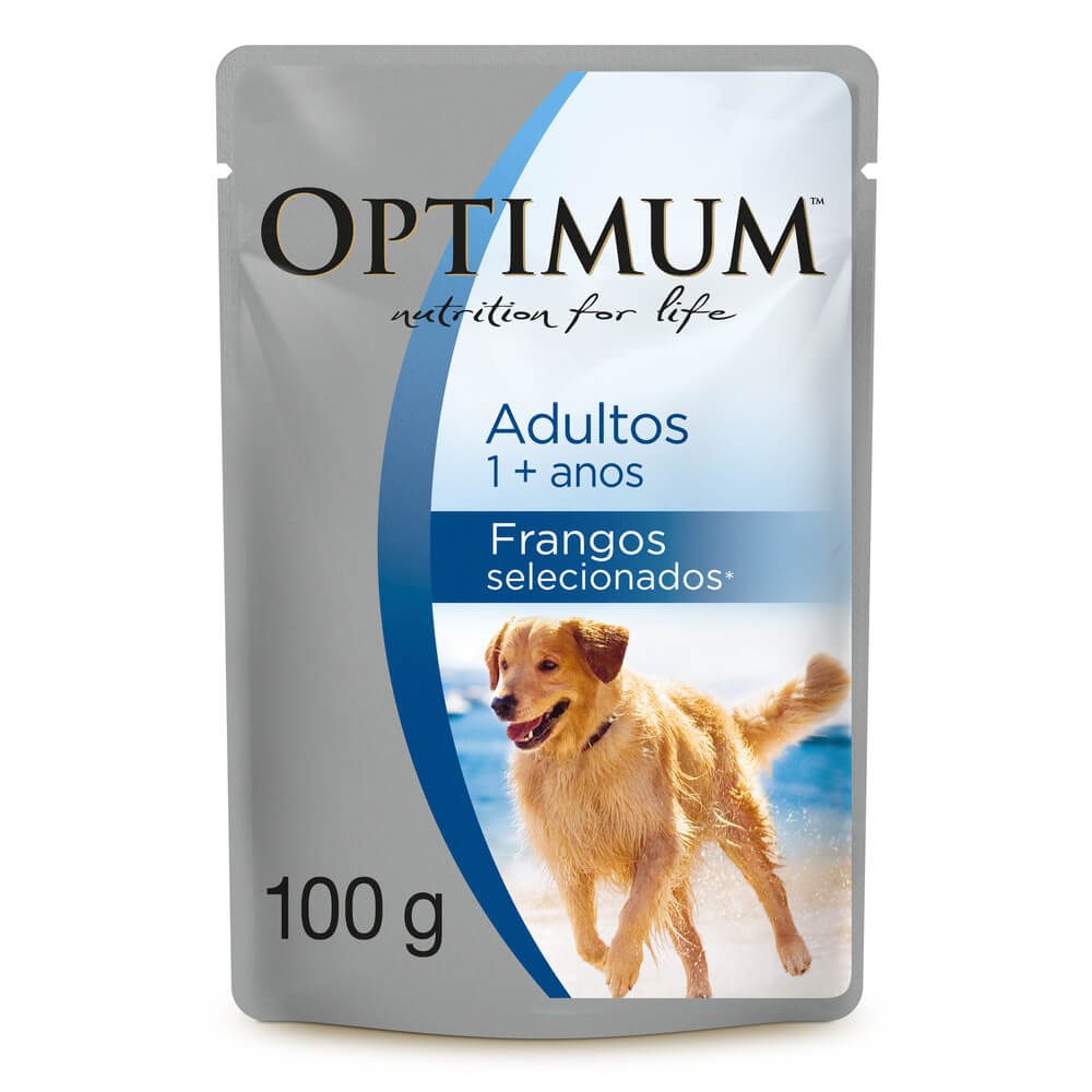 Optimum Comida Húmeda para Perro Sabor a Pollo x 100 gr