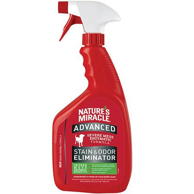 Spray Eliminador de Manchas y Olores Perro Nature Miracle Limón x32 oz