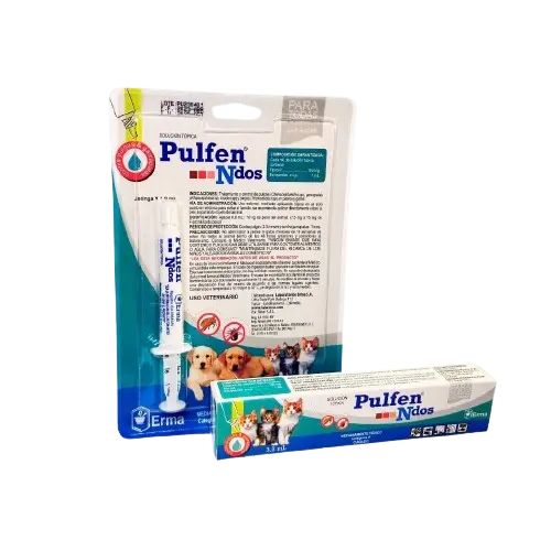 PULFEN NDOS 3.2ML - Solución antiparasitaria para perros y gatos